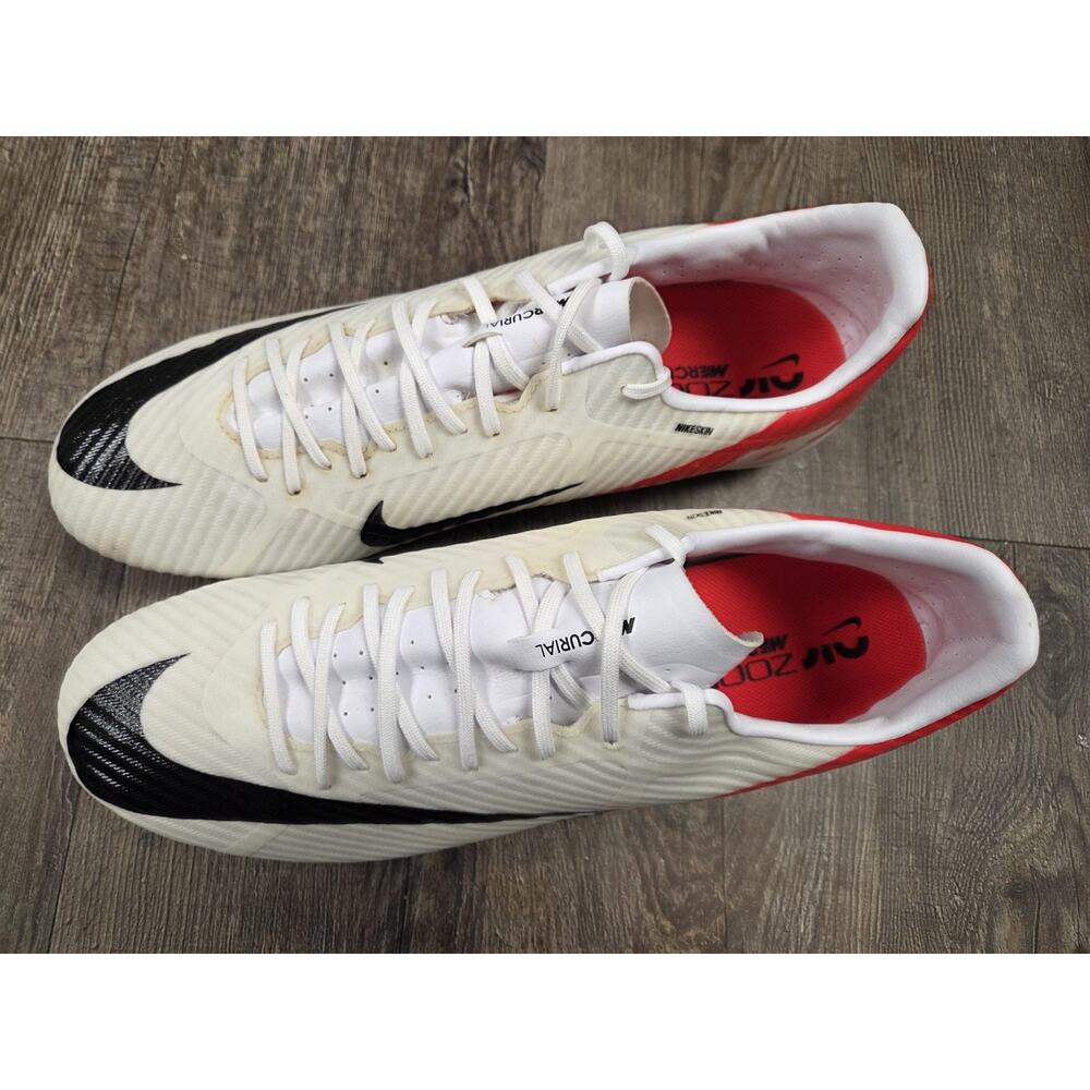 Nike Mercurial Vapor 15 Academy White DJ5631-600 Mens Size 12 Soccer Cleats - Picture 2 of 9
